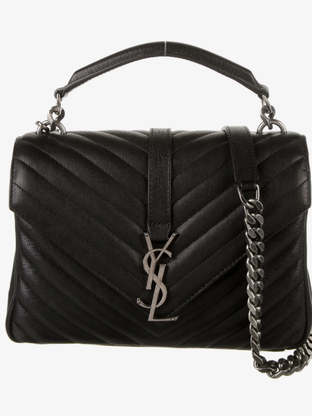 YSL - Medium Matelasse College Bag